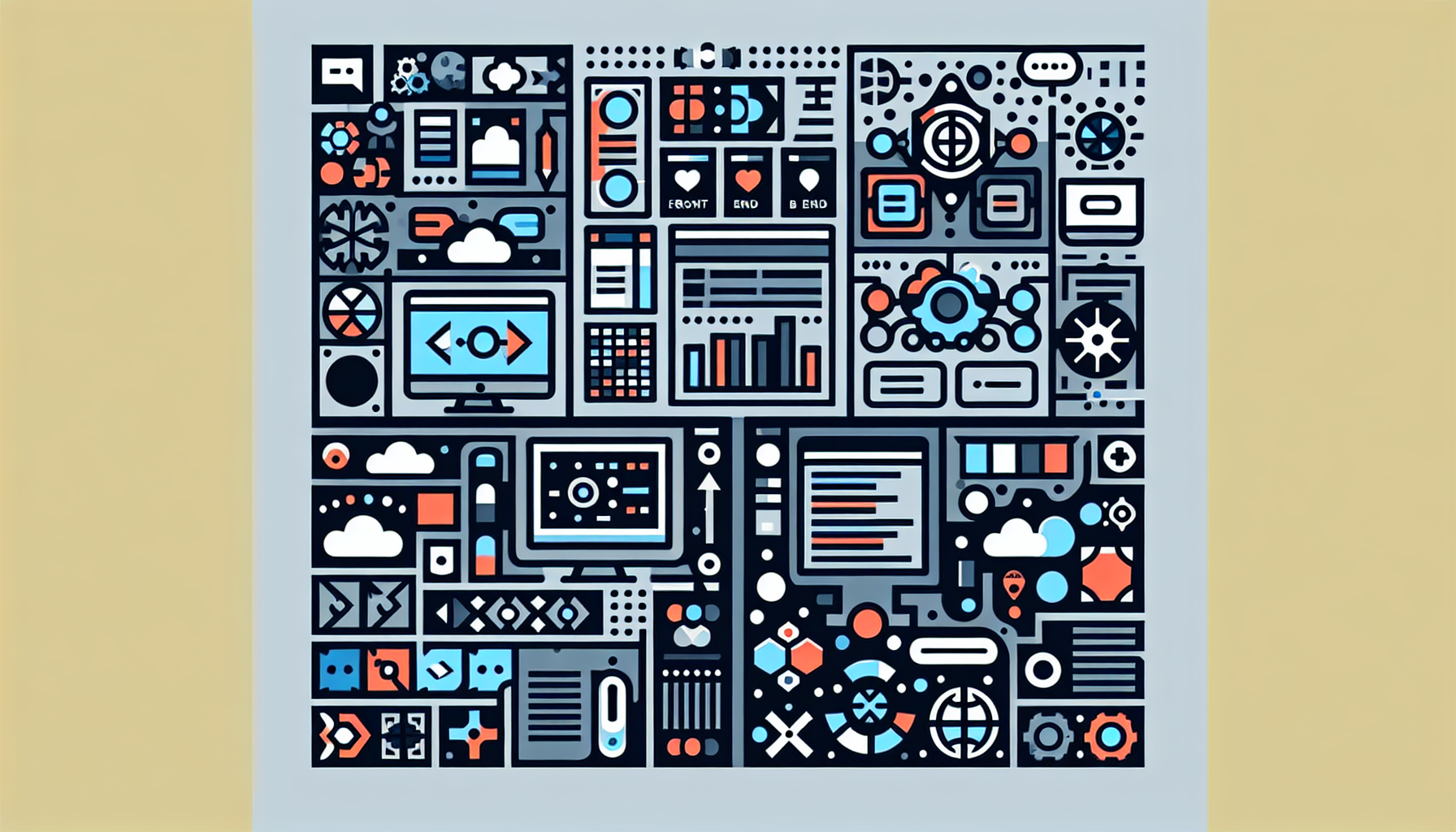 Front End ve Back End: Web Geliştirmenin İki Yüzü