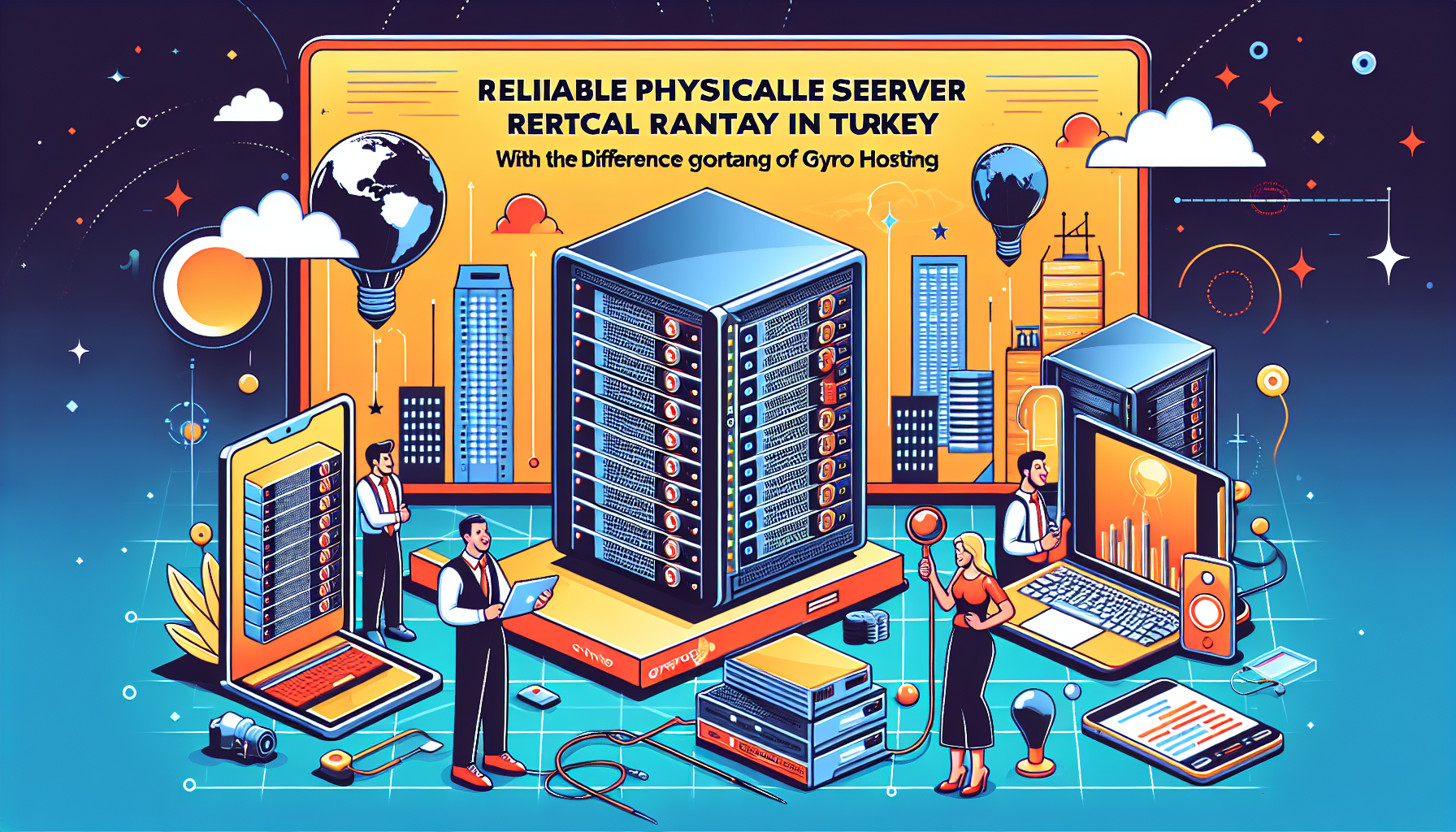 Türkiye'de Güvenilir Fiziksel Sunucu Kiralama: Gyro Hosting Farkıyla