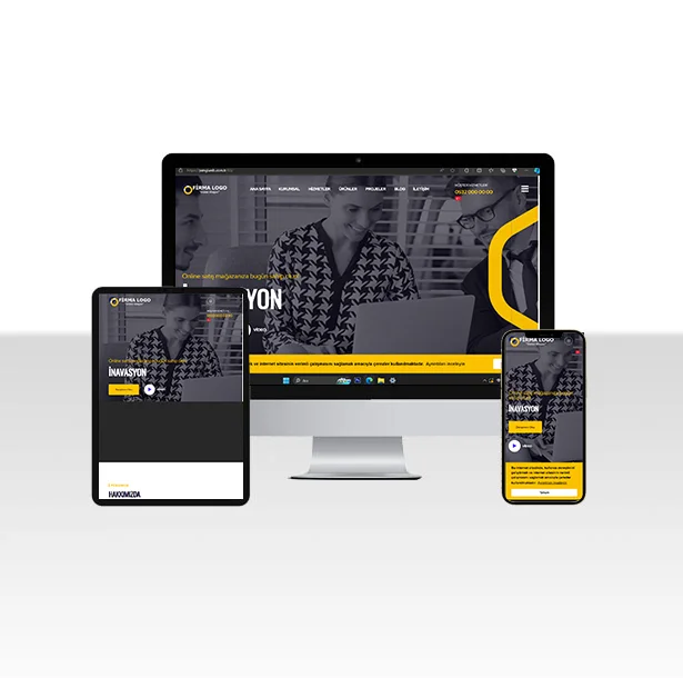 Corporate Web Package Yellow