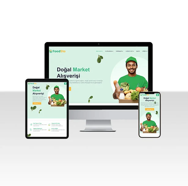 Boutique Organic Food Web Package