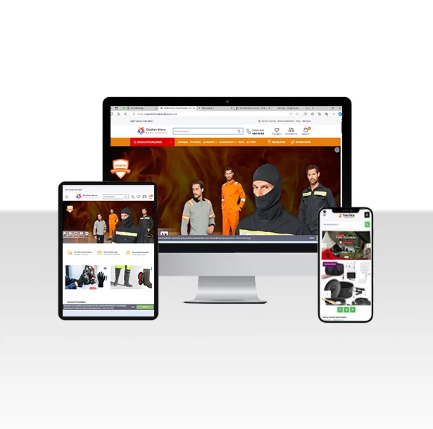 Work Clothes E-Commerce Web Package