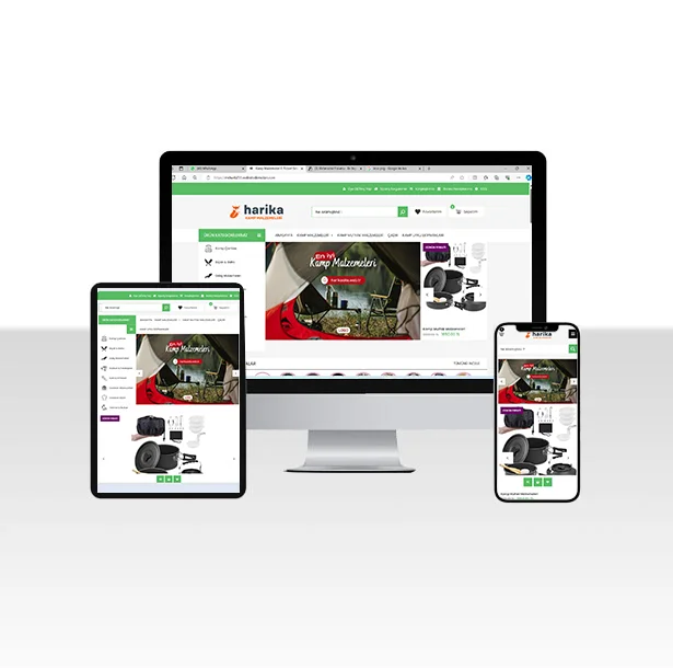 Camping and Outdoor E-Commerce Package