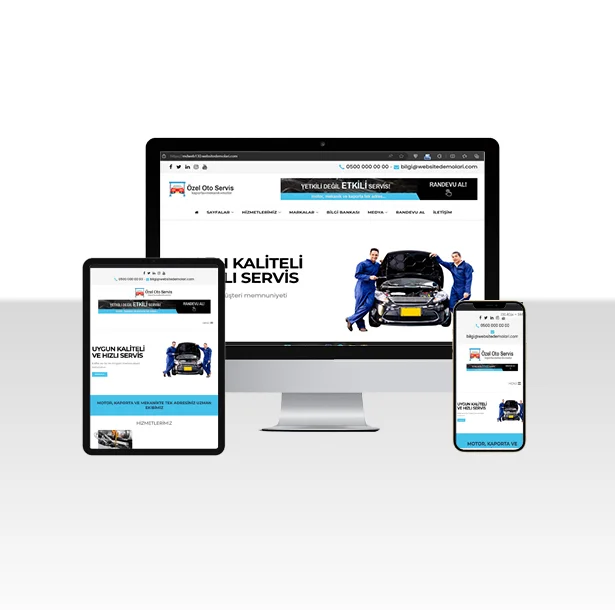 Auto Service & Repair Web Package