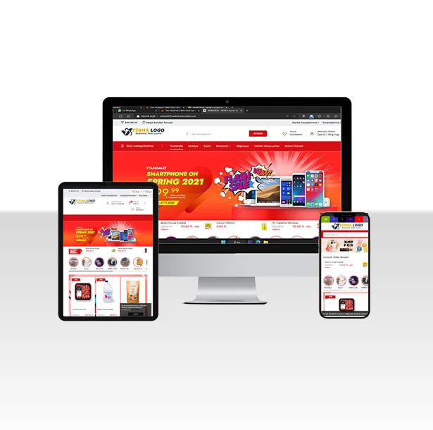 E-Commerce Web Package Red