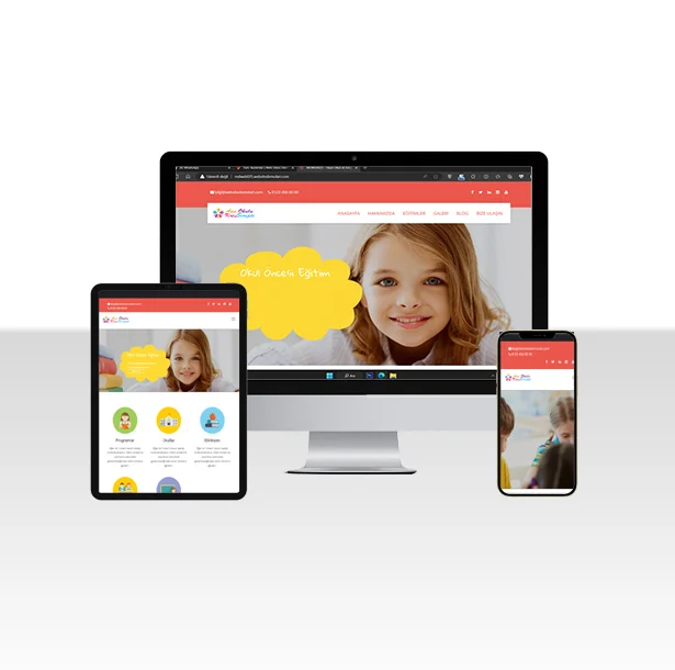 Ready Kindergarten / Nursery Website Package